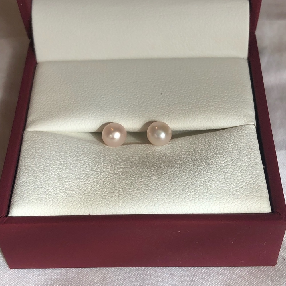 Akoya pearl earrings